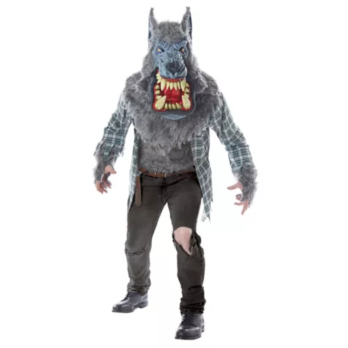 Adult Big Head Werewolf Costume