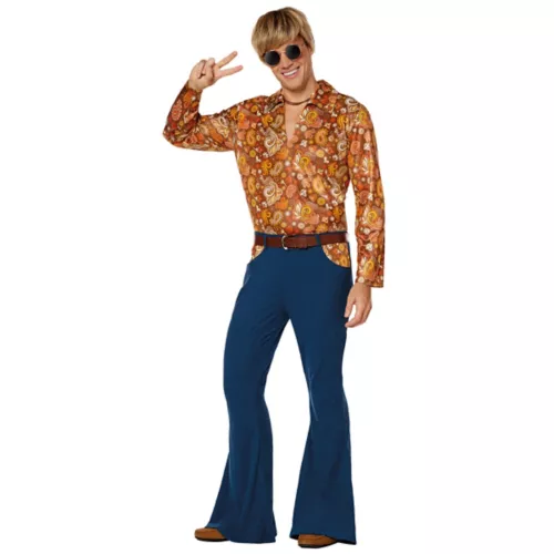 Adult Hippie Bell Bottom Pants 5 Adult Hippie Bell Bottom Pants