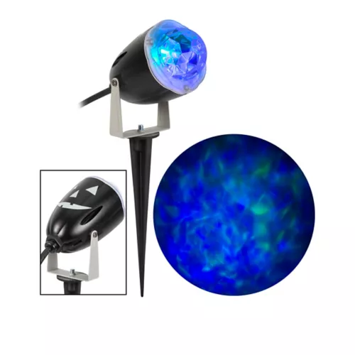 Blue Green Fire and Ice Light Projector