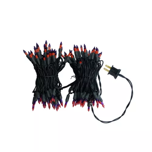 Double Orange and Purple String Lights