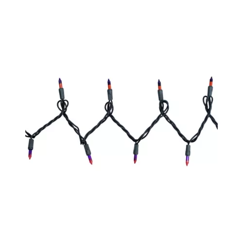 Double Orange and Purple String Lights