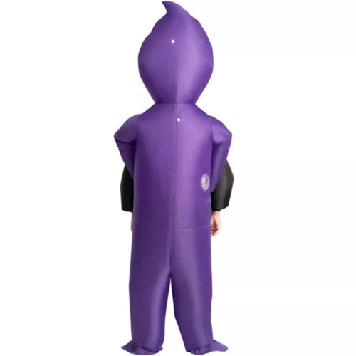 Kids Light-Up Purple Ghoul Pick-Me-Up Inflatable Costume