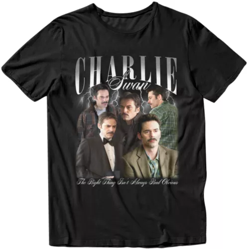 Charlie Swan T Shirt - Twilight