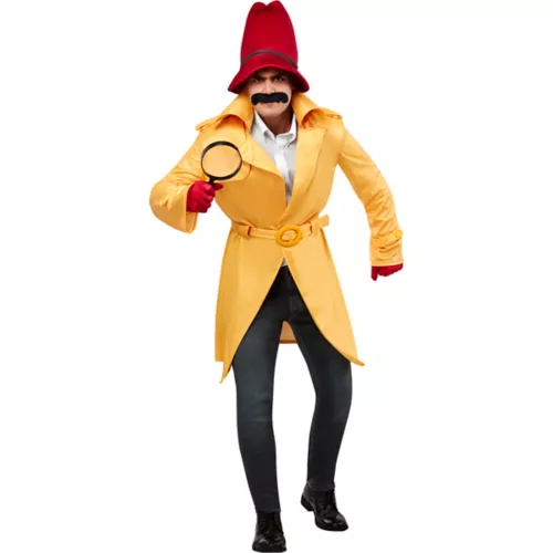 Adult Instructor Clouseau Costume - Pink Panther