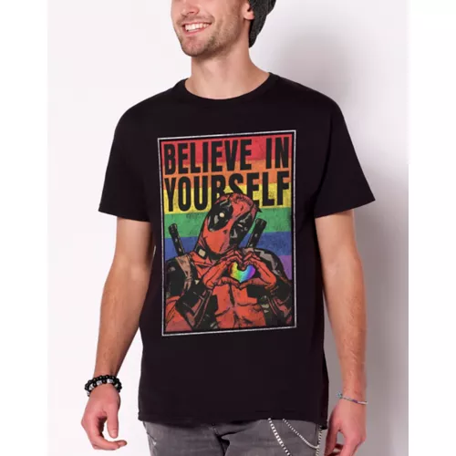 Believe In Yourself Rainbow Deadpool T Shirt 5 Believe In Yourself Rainbow Deadpool T Shirt