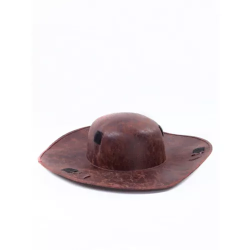 Brown Distressed Pirate Hat