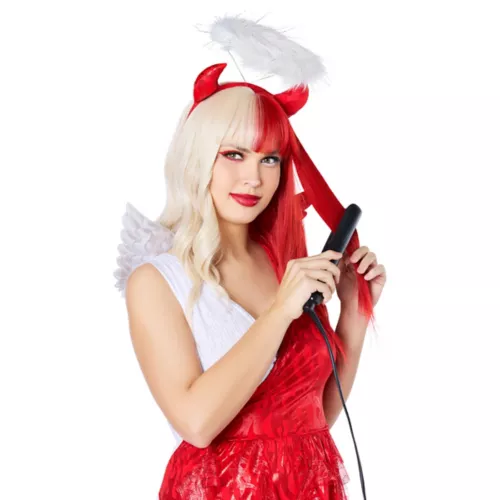 Heat Resistant Angel and Devil Split Wig 3 Heat Resistant Angel and Devil Split Wig