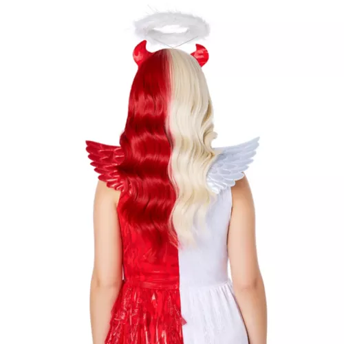 Heat Resistant Angel and Devil Split Wig 4 Heat Resistant Angel and Devil Split Wig