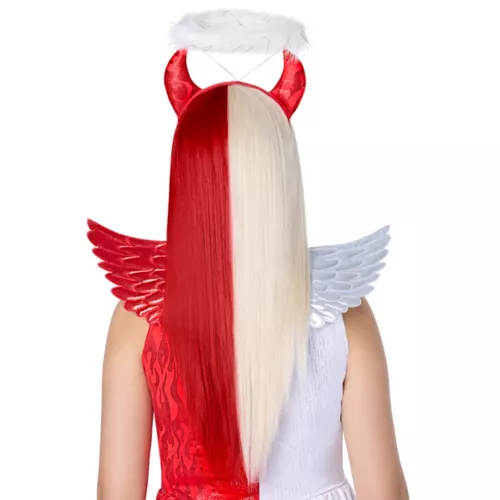 Heat Resistant Angel and Devil Split Wig 6 Heat Resistant Angel and Devil Split Wig