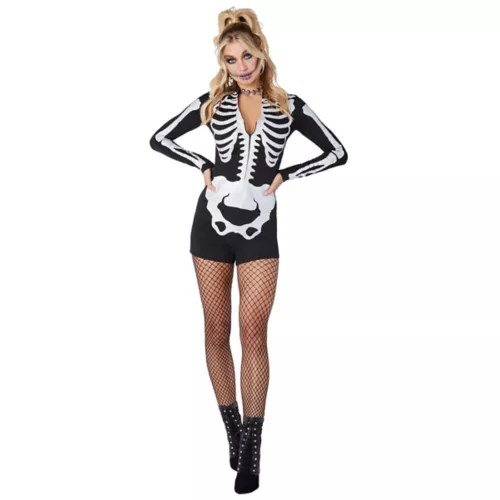 Adult Skeleton Romper