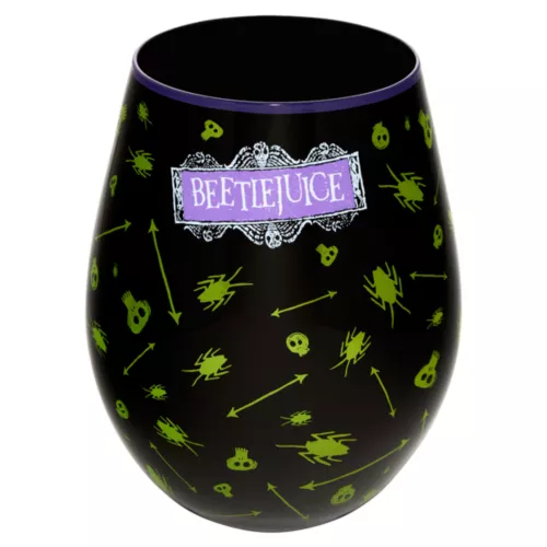 Bug Print Stemless Glass - Beetlejuice