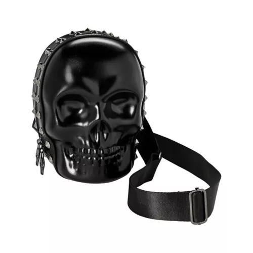 Black Skull Crossbody Bag
