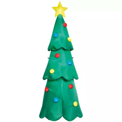 8 Ft Light-Up Twinkle Christmas Tree Inflatable Decoration