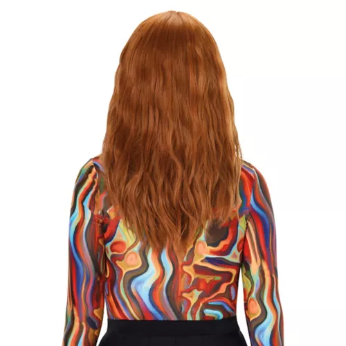 Heat Resistant Copper Wig with Bangs 4 Heat Resistant Copper Wig with Bangs