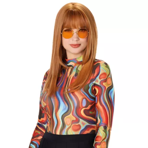 Heat Resistant Copper Wig with Bangs 5 Heat Resistant Copper Wig with Bangs