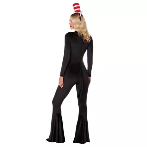 Adult Cat in the Hat Bell Bottom Costume -  Dr. Seuss