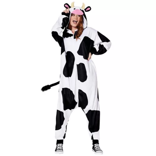 Adult Cow Jumpsuit